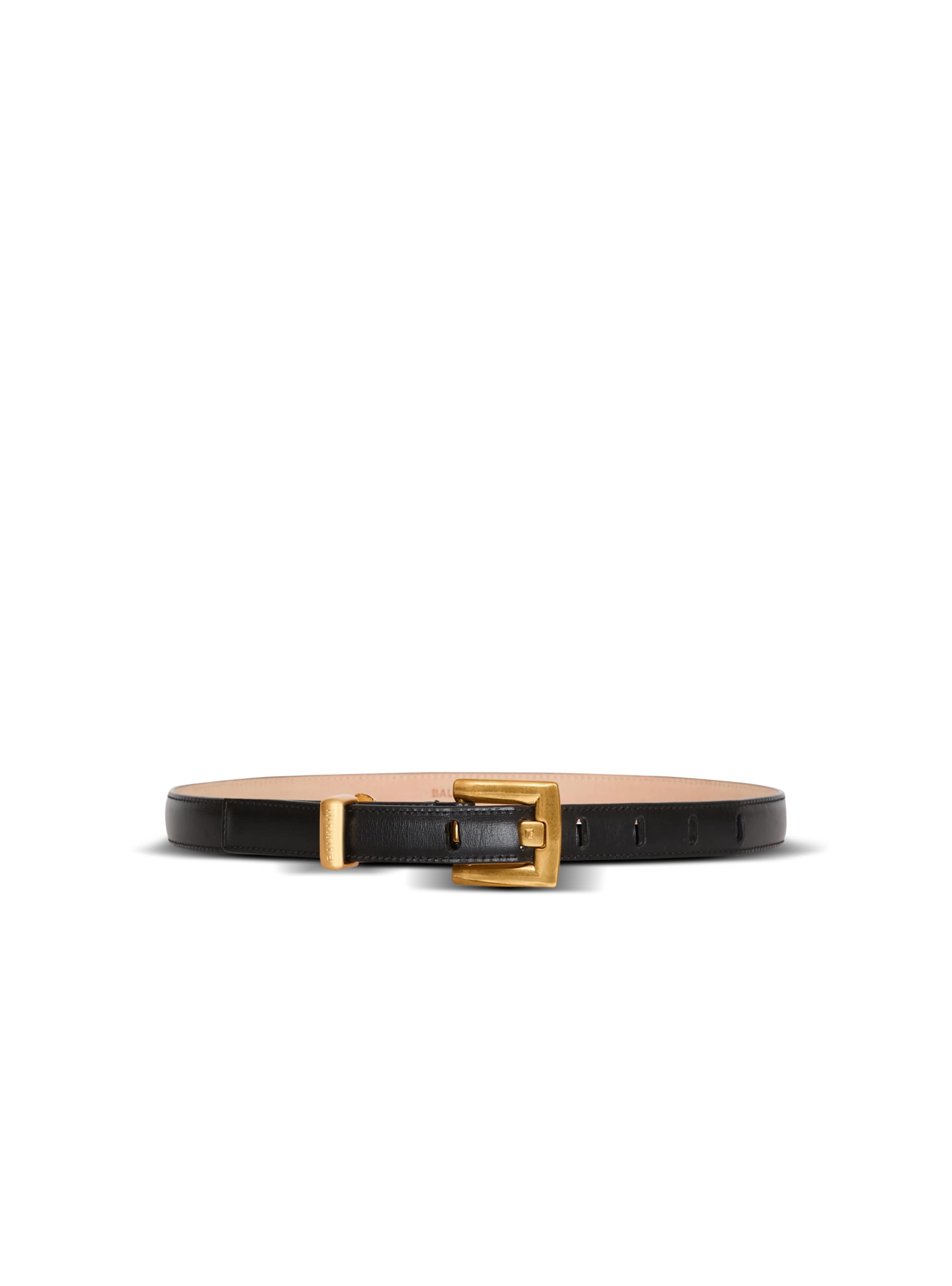 Balmain Anthem calfskin leather belt