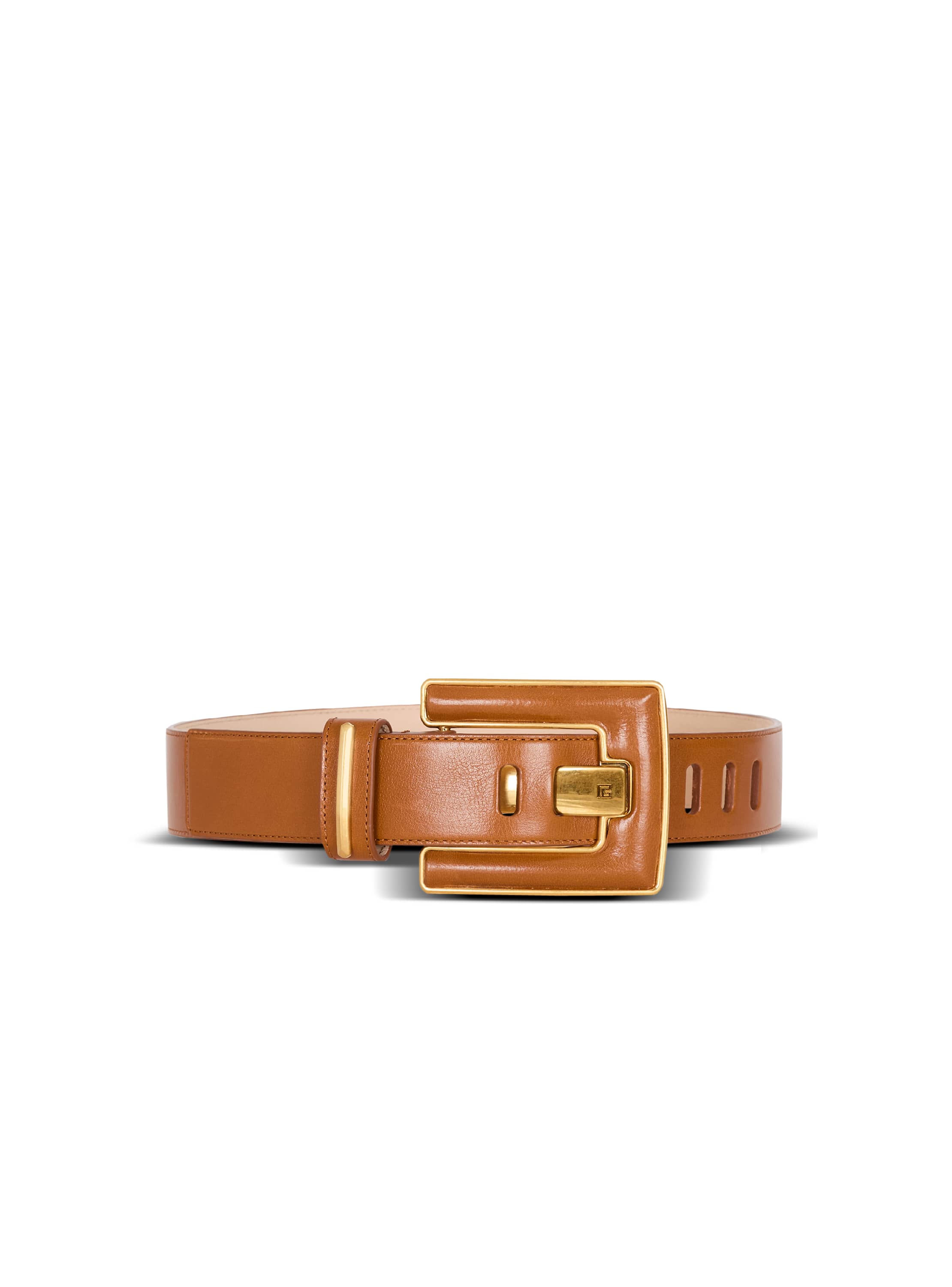 Balmain Anthem calfskin leather belt