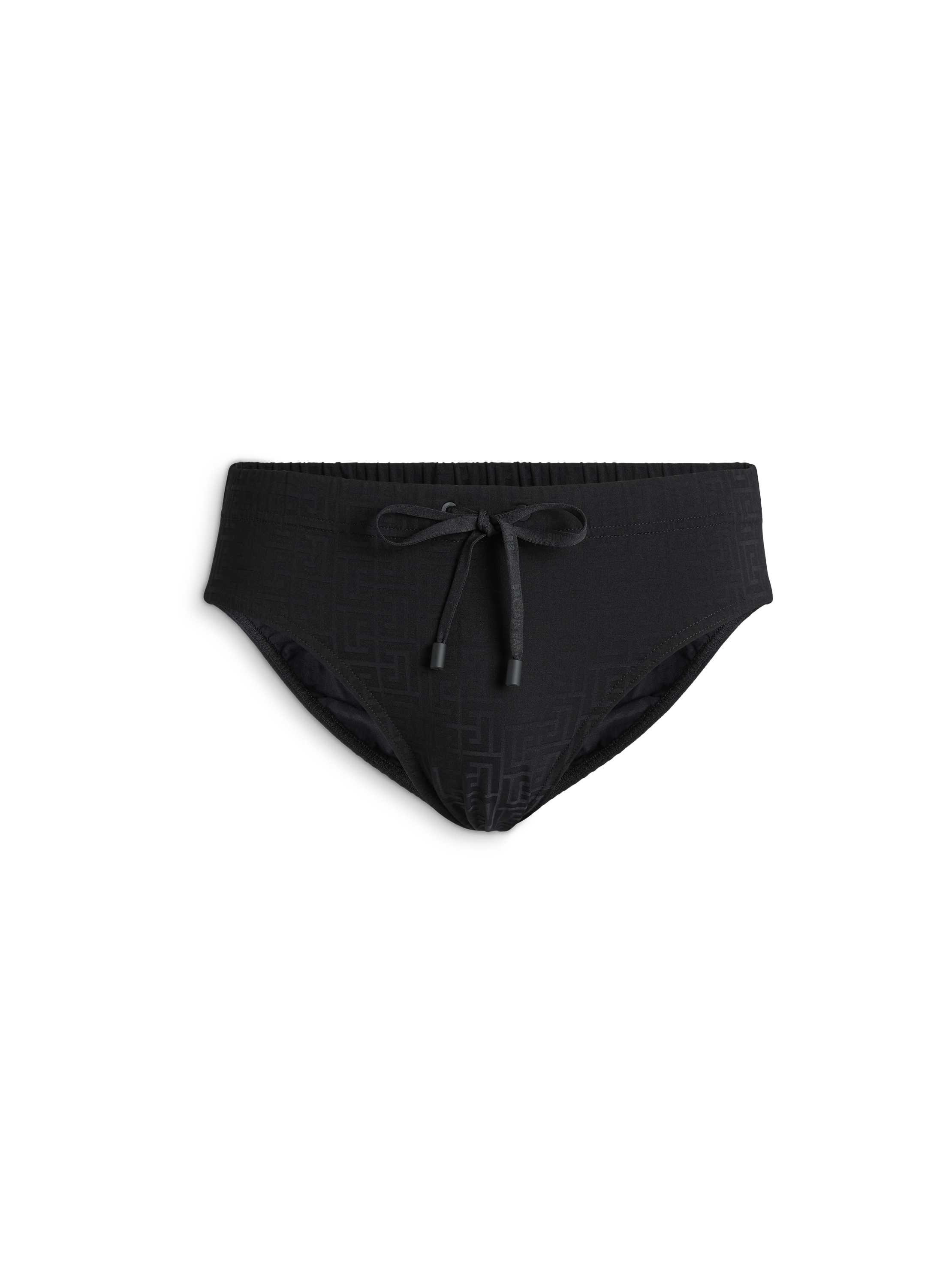 Balmain Monogram Swim Briefs in Nylon Elastane | Thumbnail 5