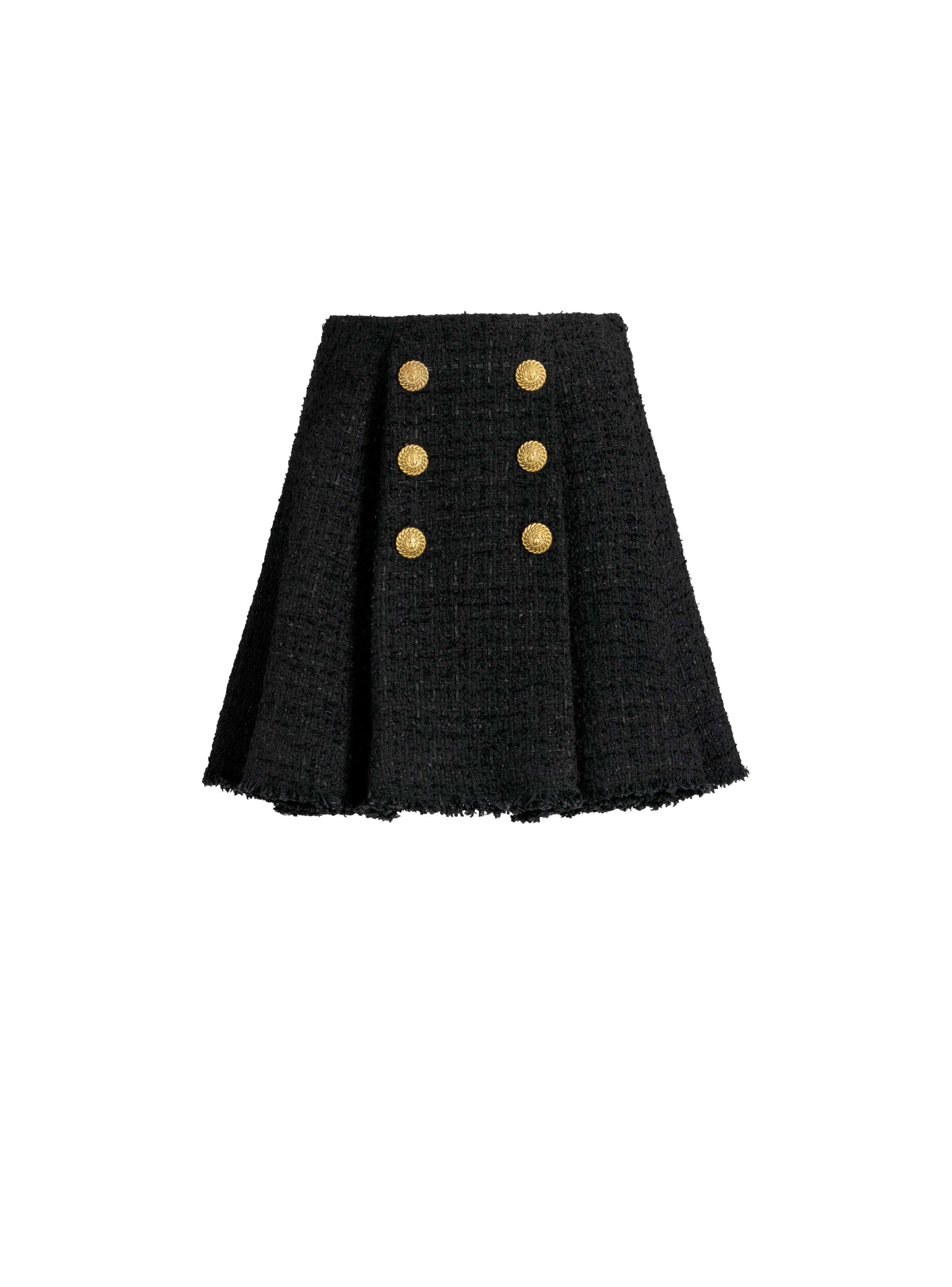 Balmain Flared tweed skirt