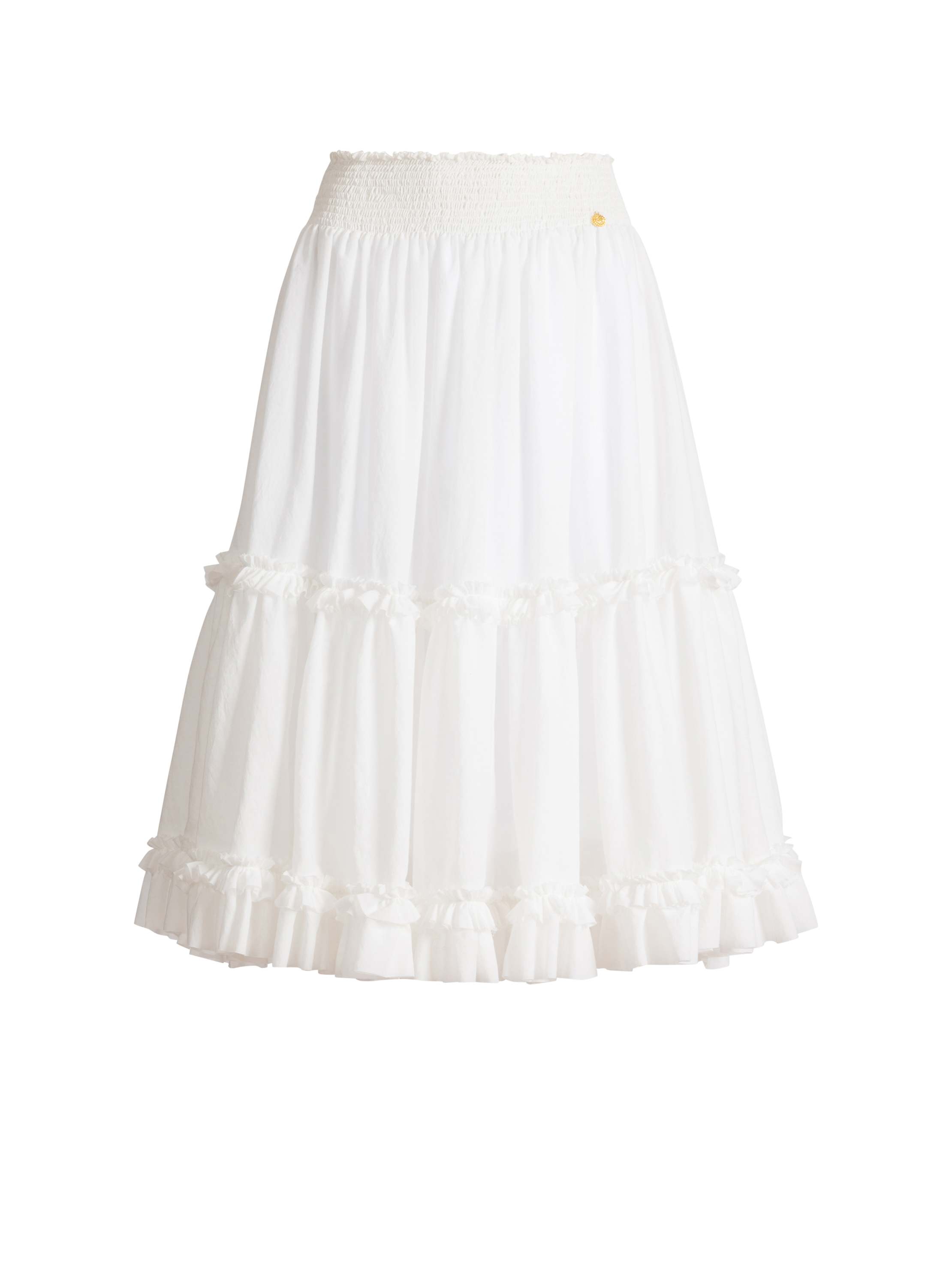 Balmain Long gathered skirt