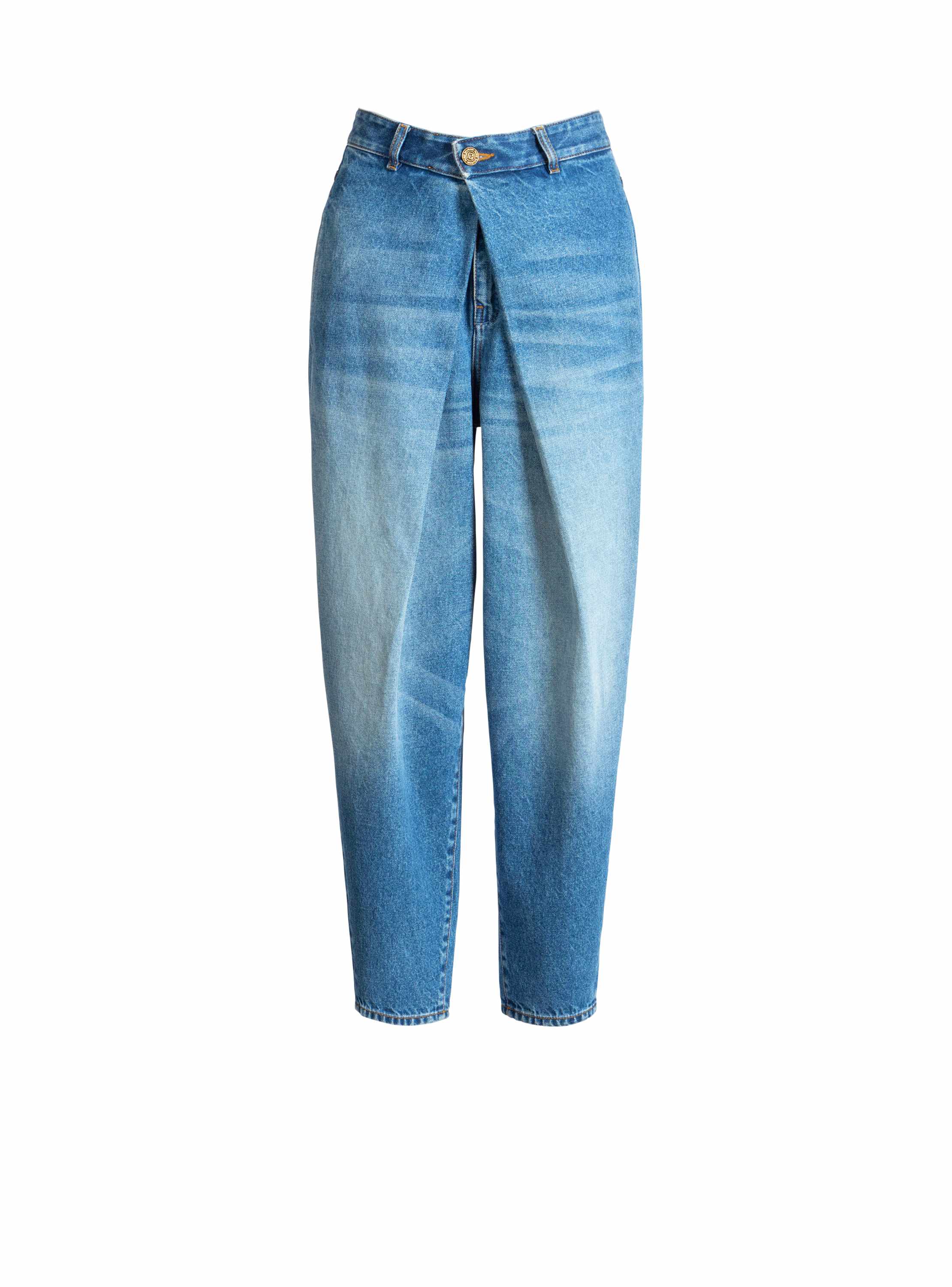 Balmain Denim barrel-leg jeans