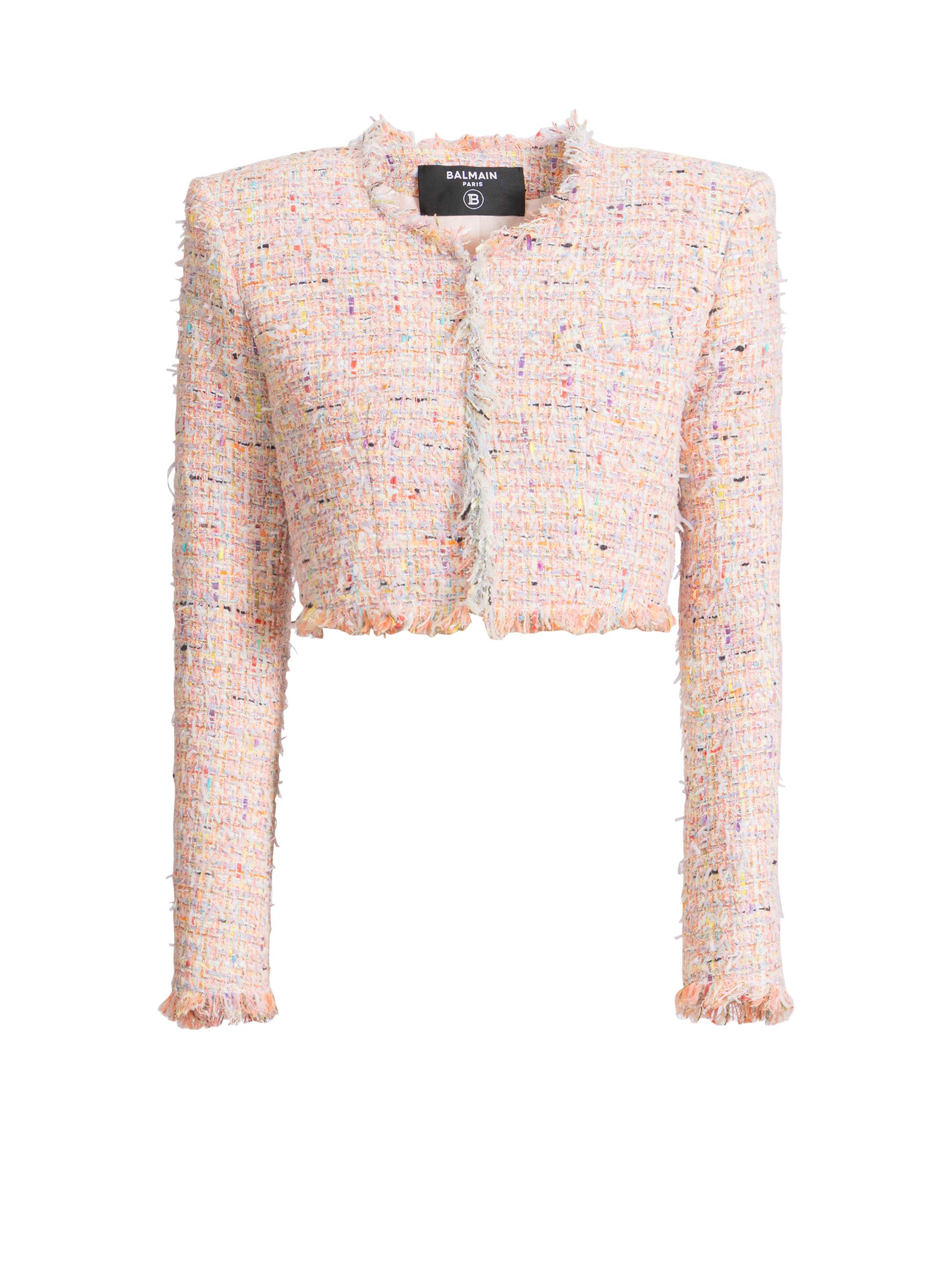 Balmain Cropped tweed jacket