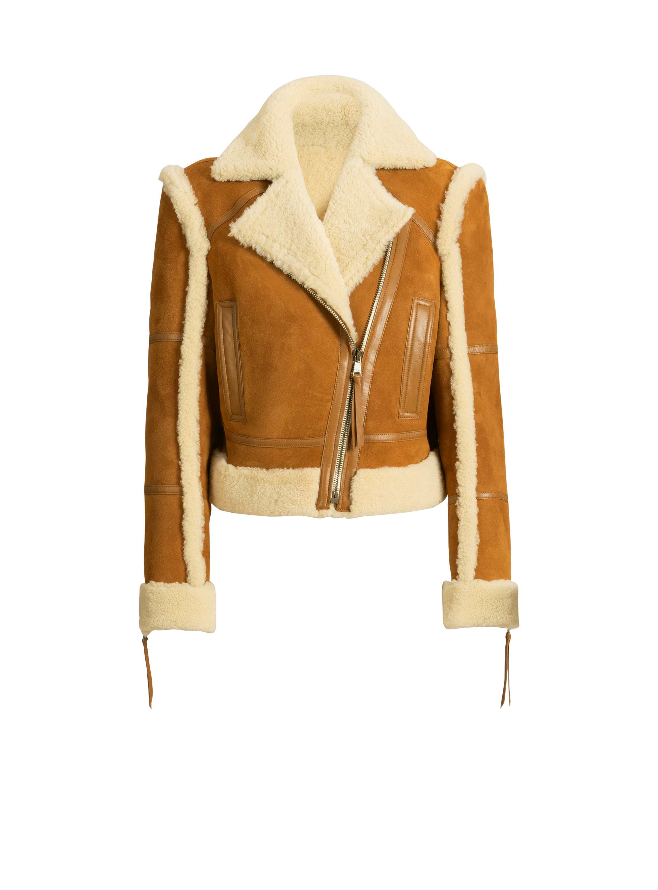 Balmain Shearling biker jacket