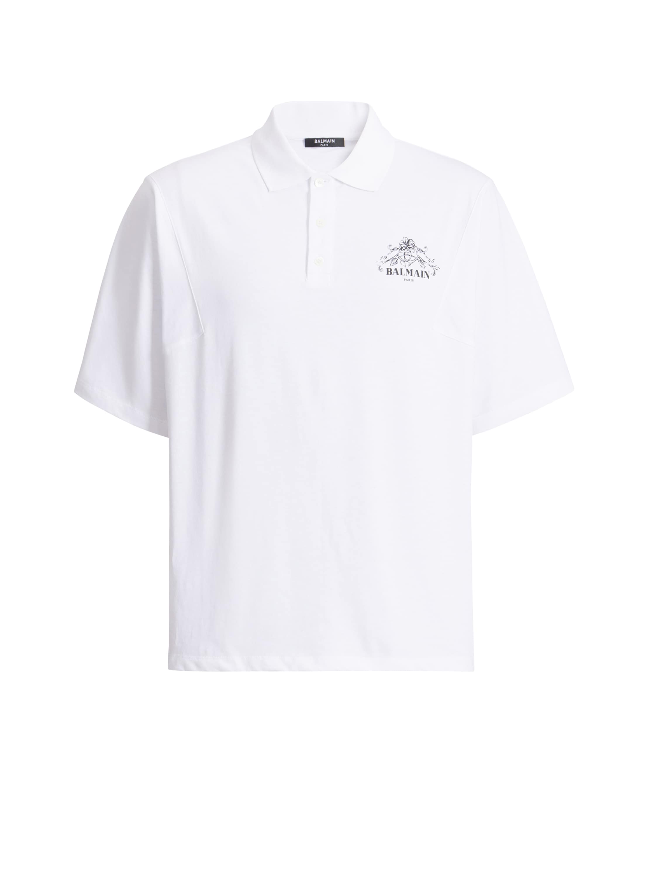Balmain Printed  Vine polo
