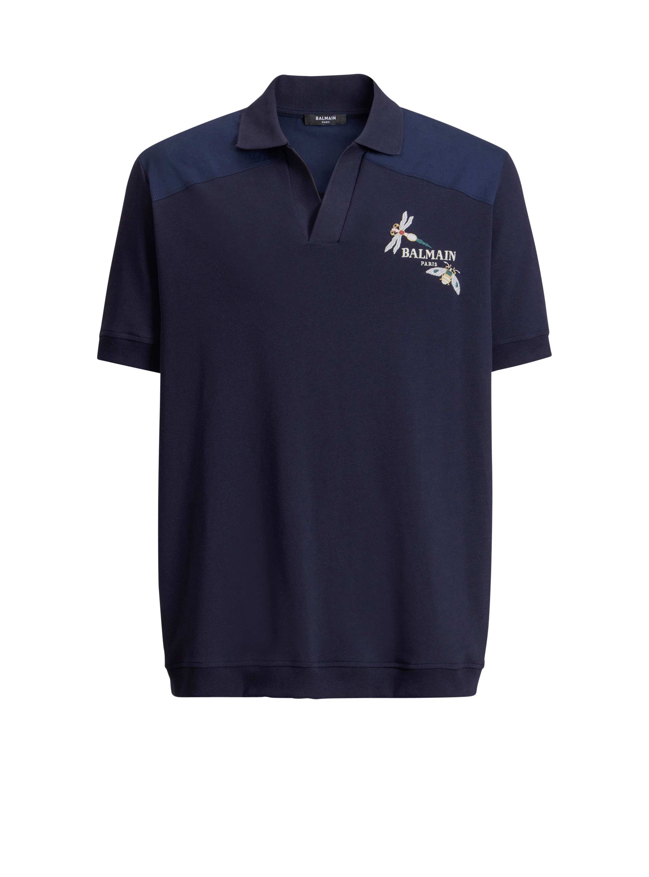 Balmain Embroidered  Insect polo