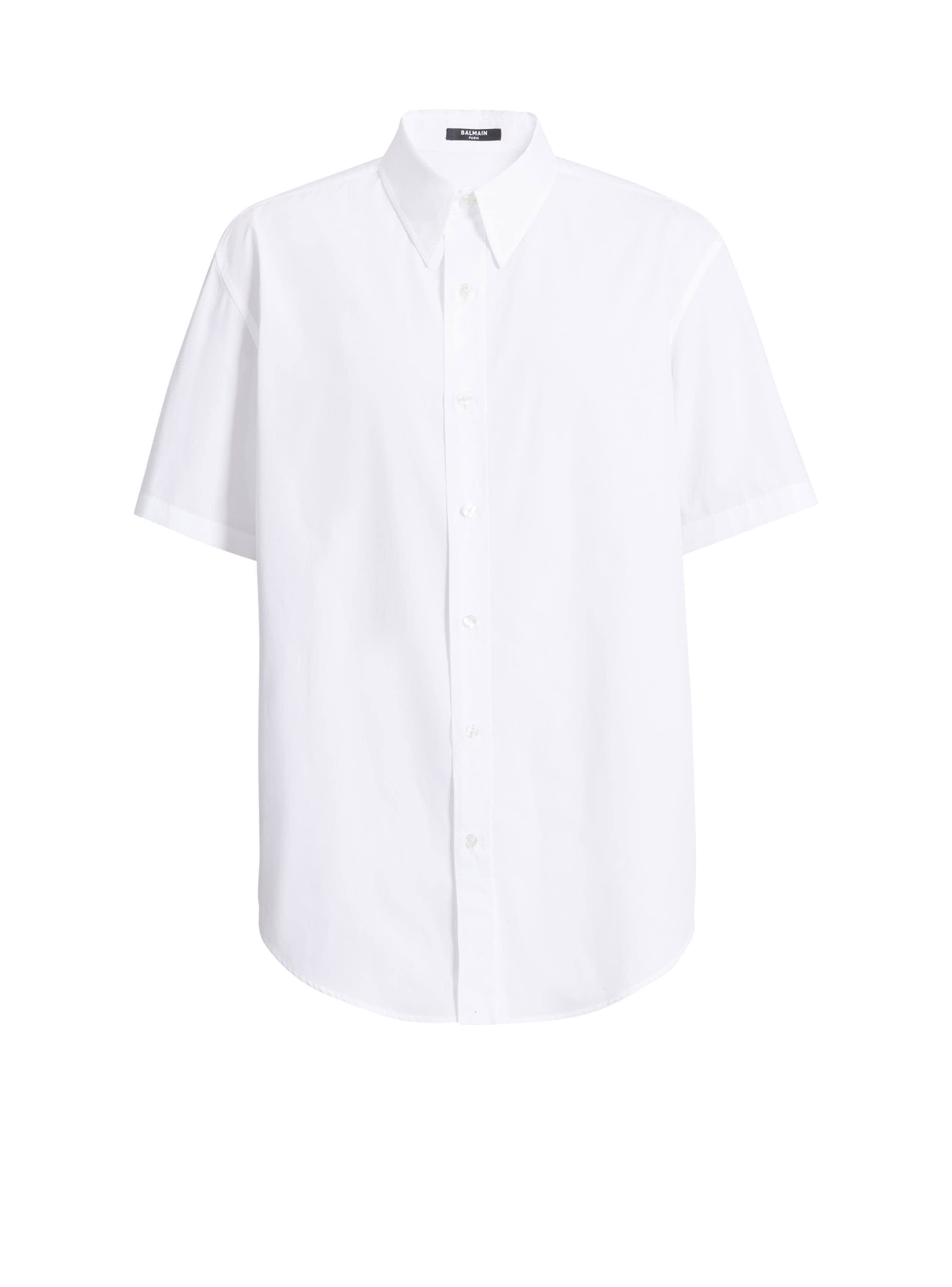Balmain Paris shirt in cotton poplin