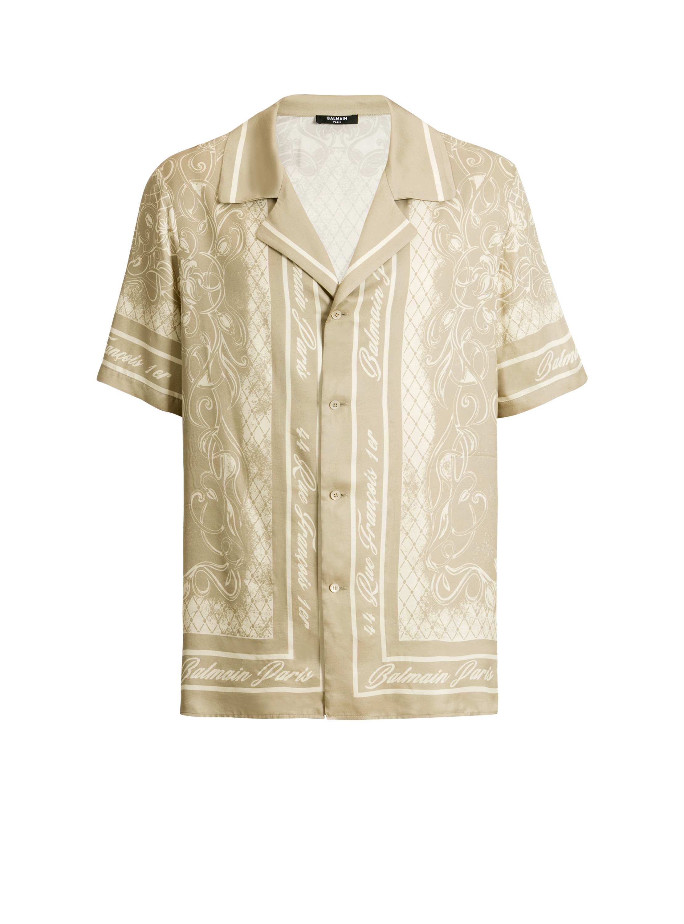 Balmain Printed Foulard pyjama shirt