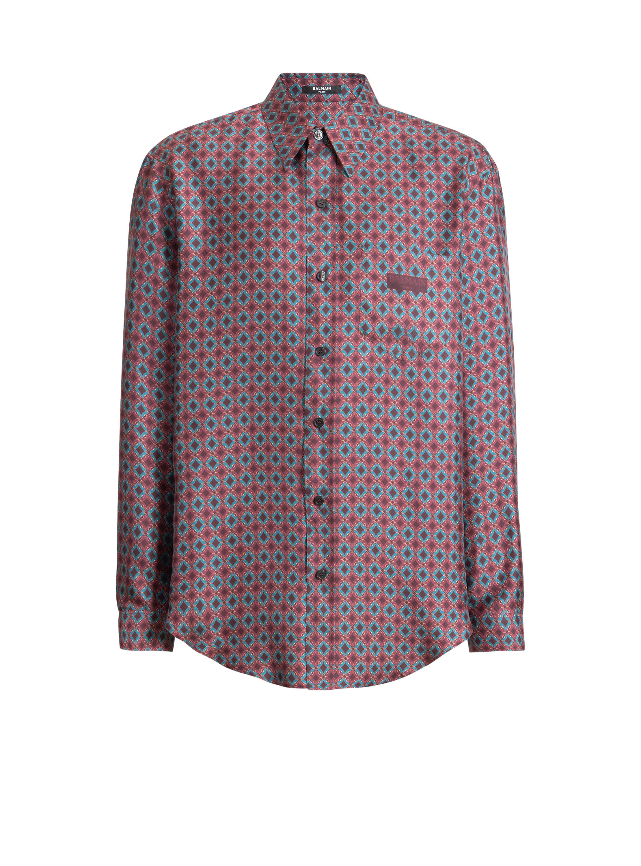 Balmain Printed silk shirt