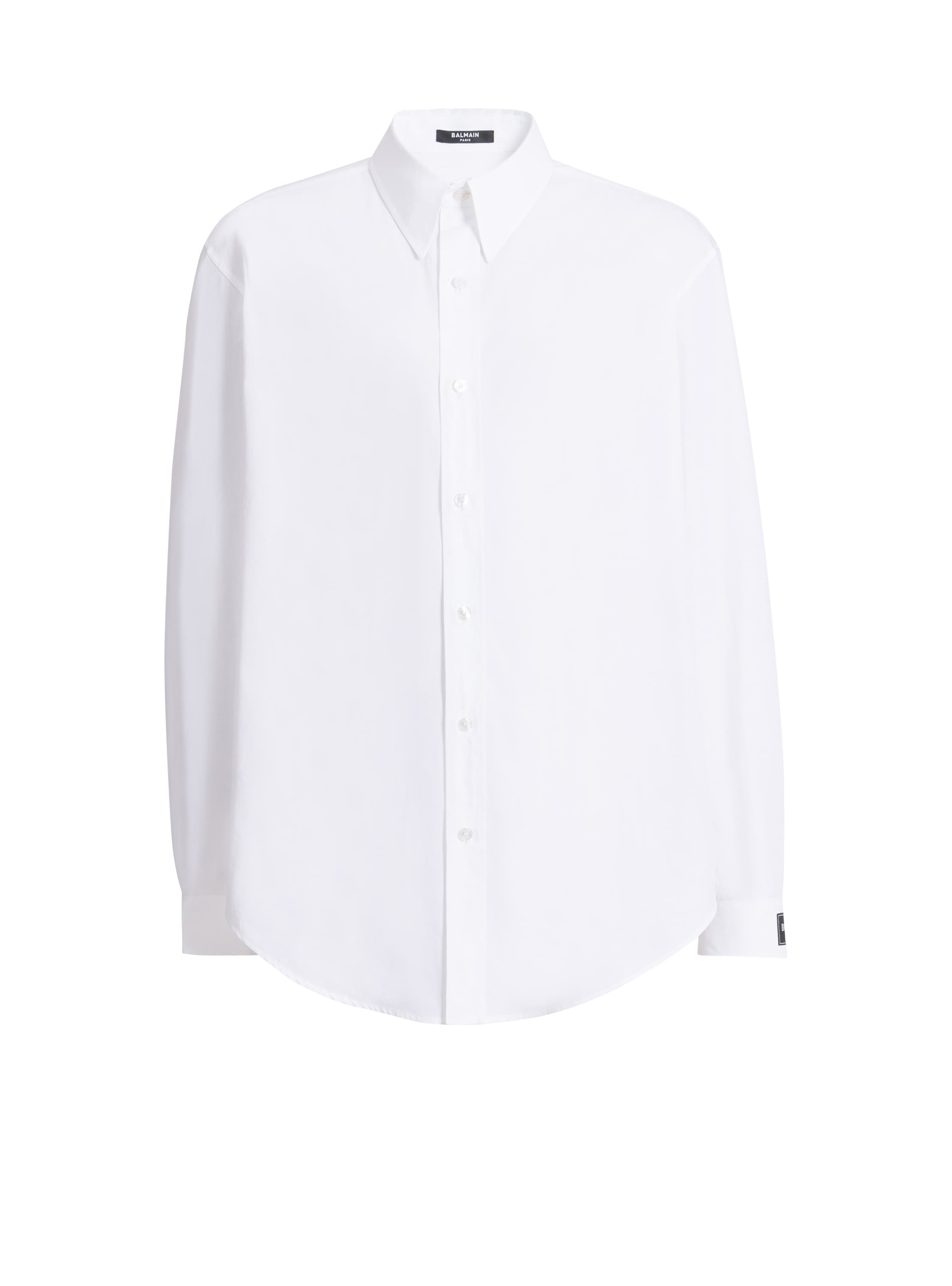 Balmain Paris shirt in cotton poplin