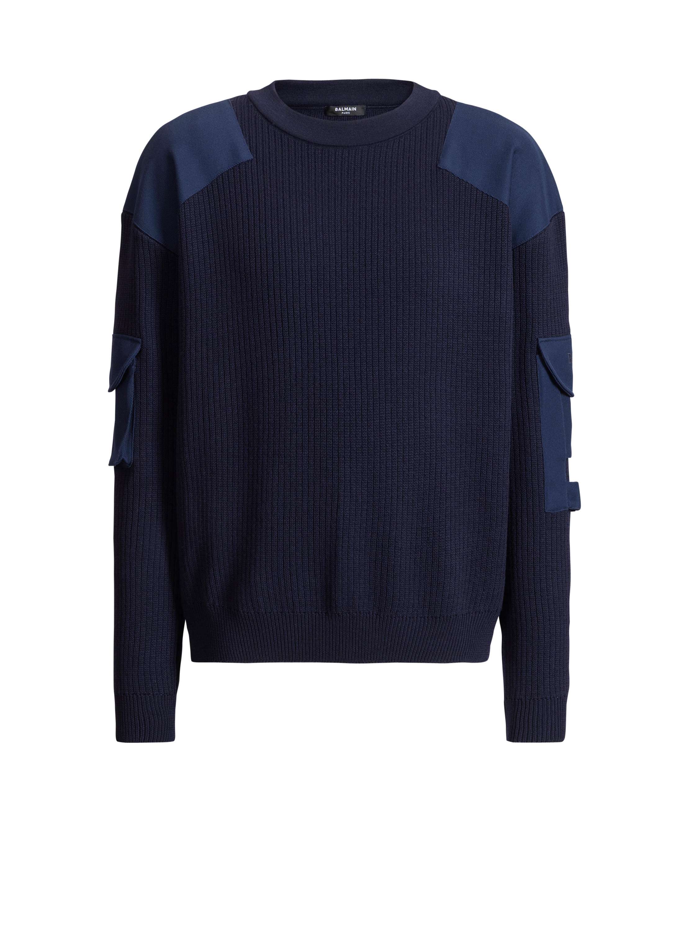 Balmain Wool  Vintage Utility jumper