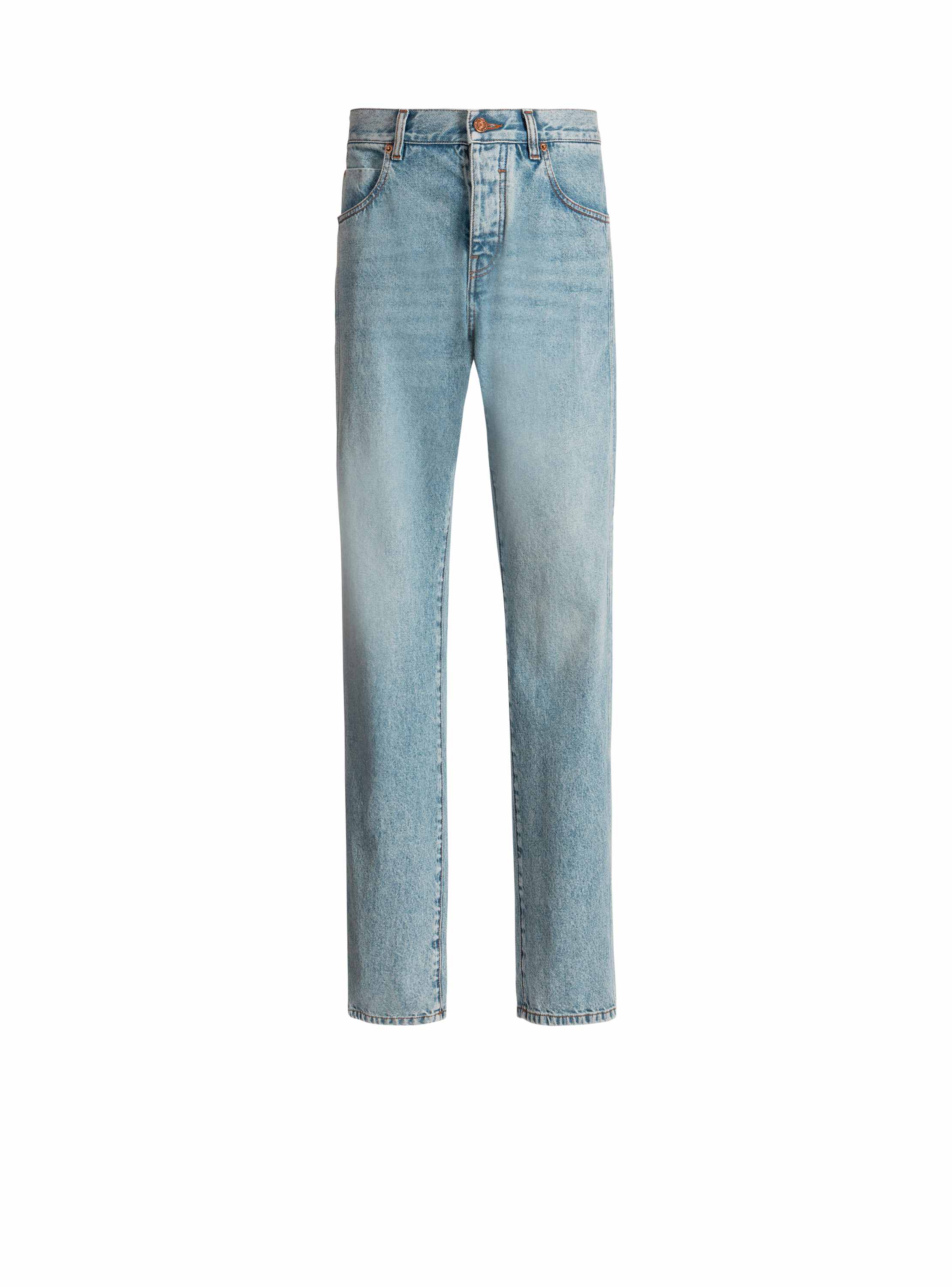 Balmain Loose-fit jeans in Light blue denim
