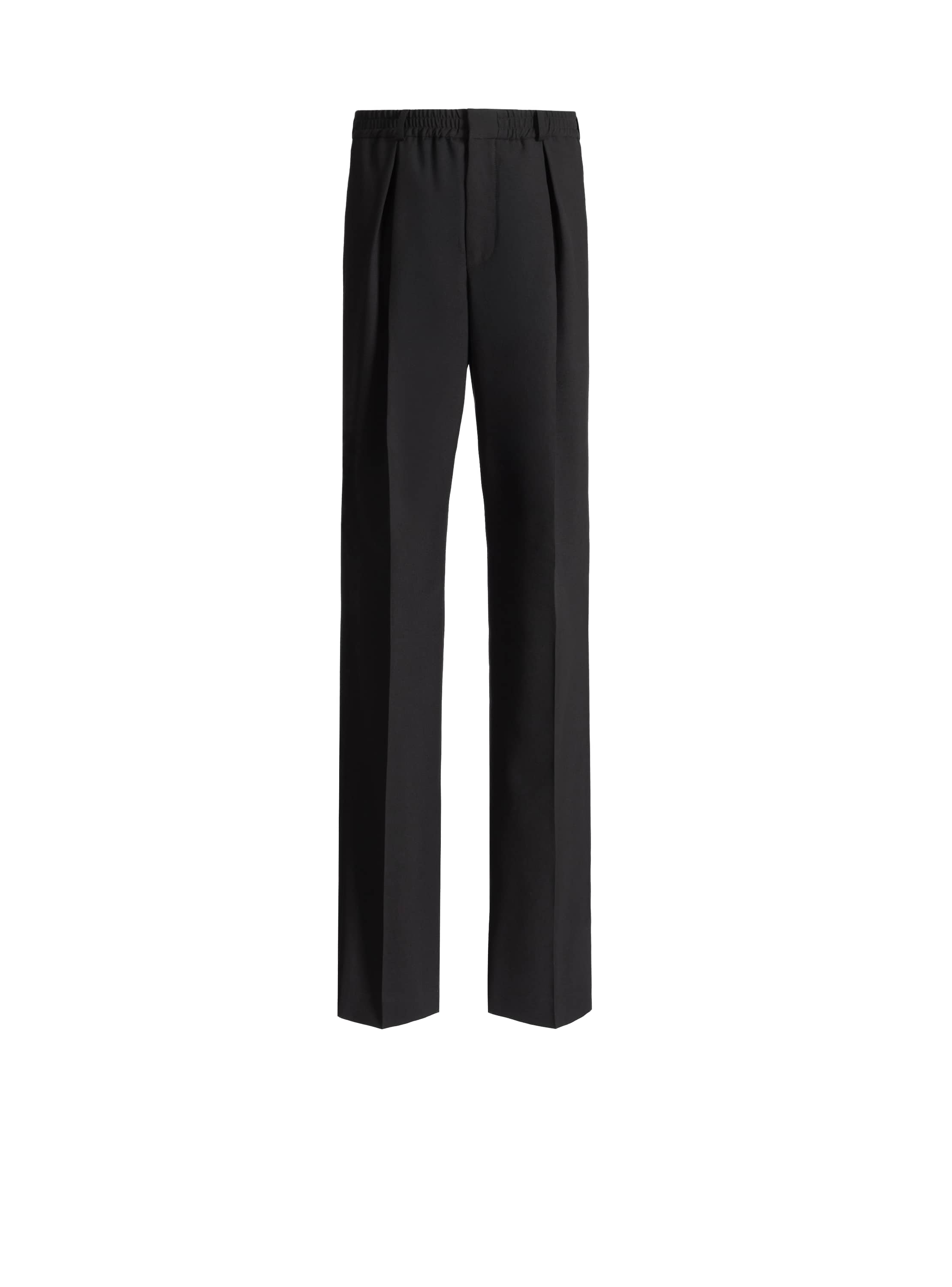 Balmain Wool trousers with elasticated waist