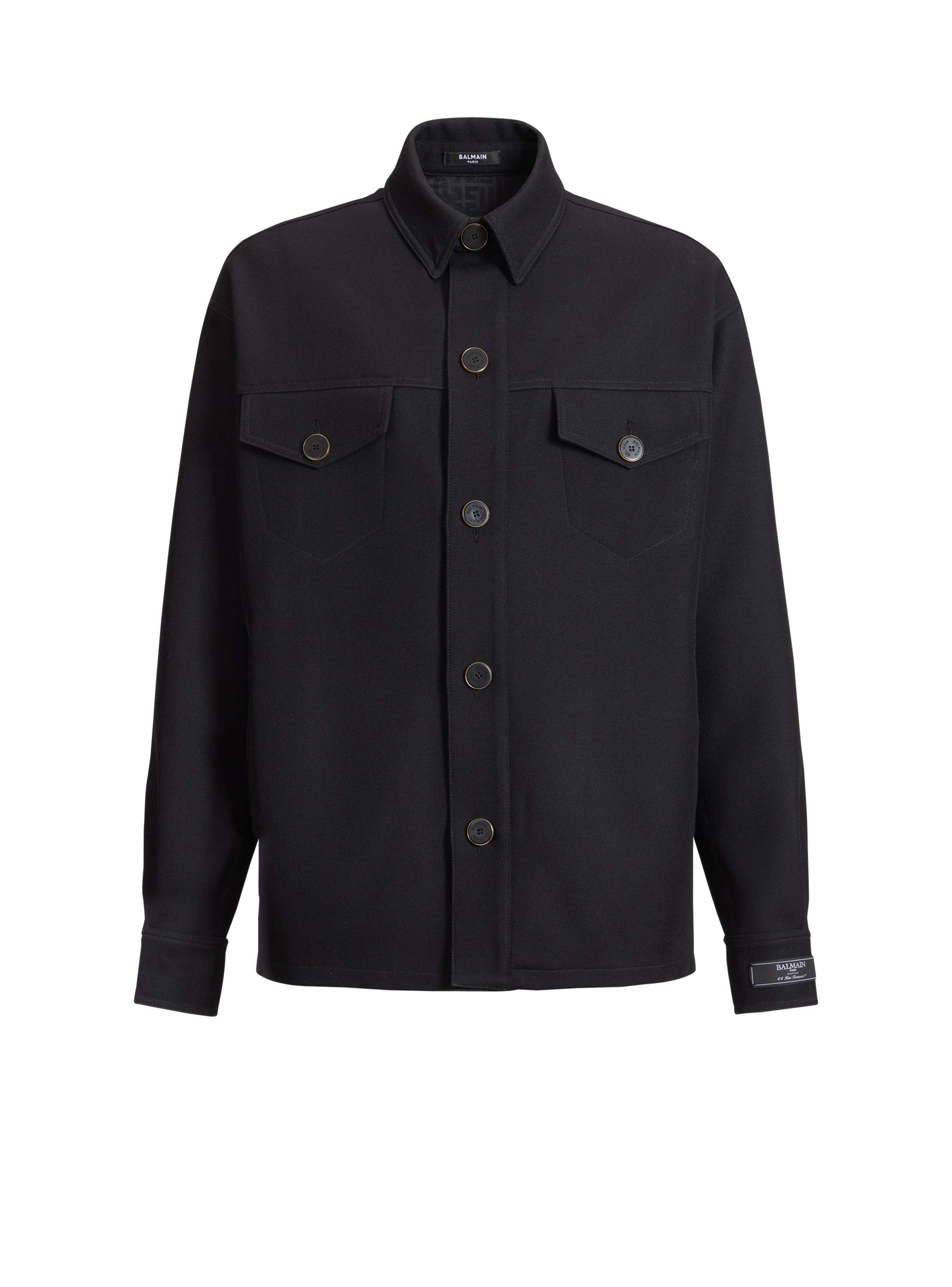 Balmain Wool twill overshirt
