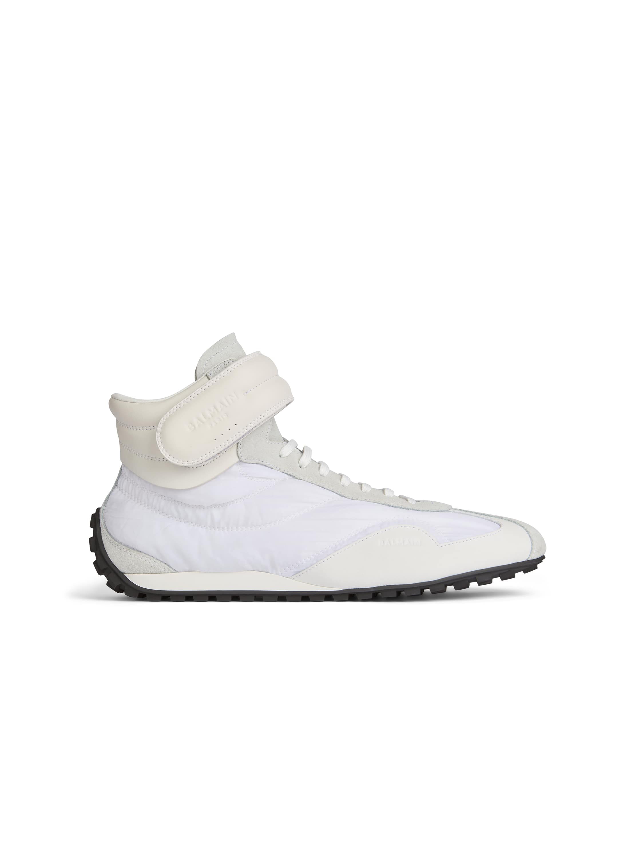 Balmain Racing Mid-Top sneakers in nylon and leather | Thumbnail 6 Balmain Racing Mid-Top sneakers in nylon and leather | Thumbnail 6