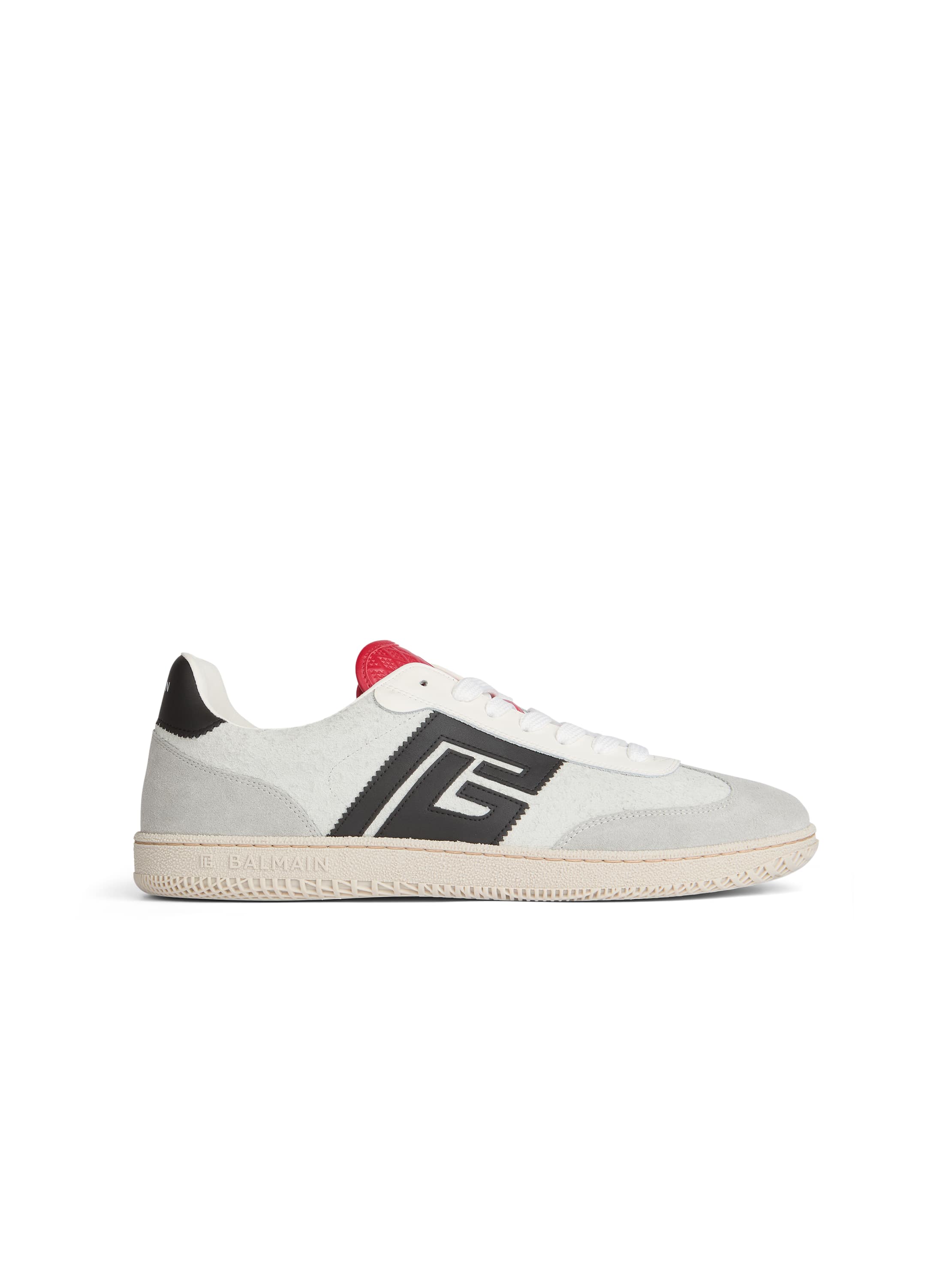 Balmain Swan suede and smooth leather sneakers | Thumbnail 6 Balmain Swan suede and smooth leather sneakers | Thumbnail 6