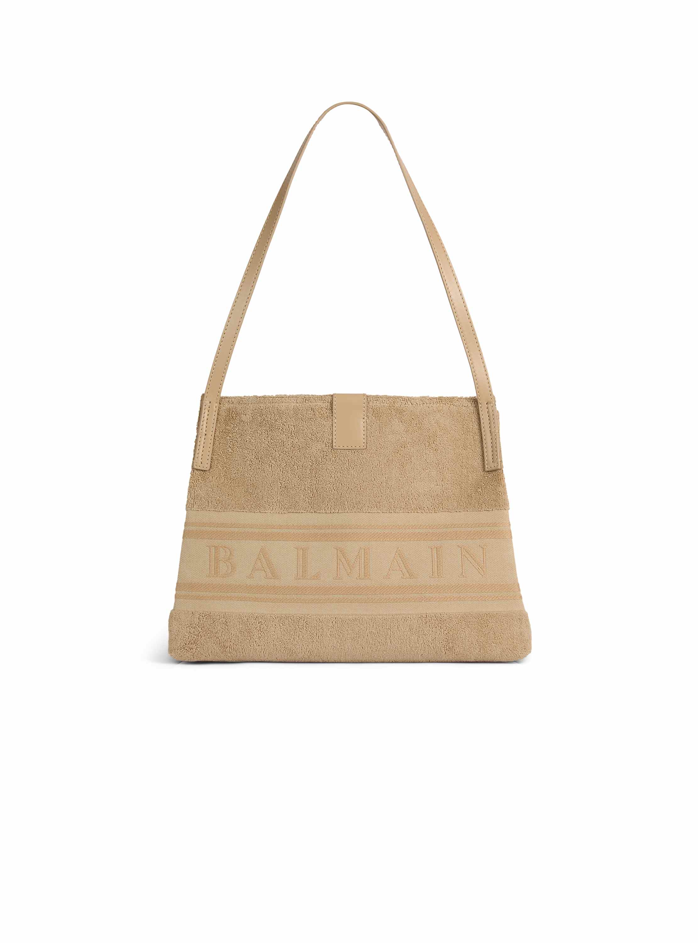 Balmain Small Release tote bag in cotton bouclé