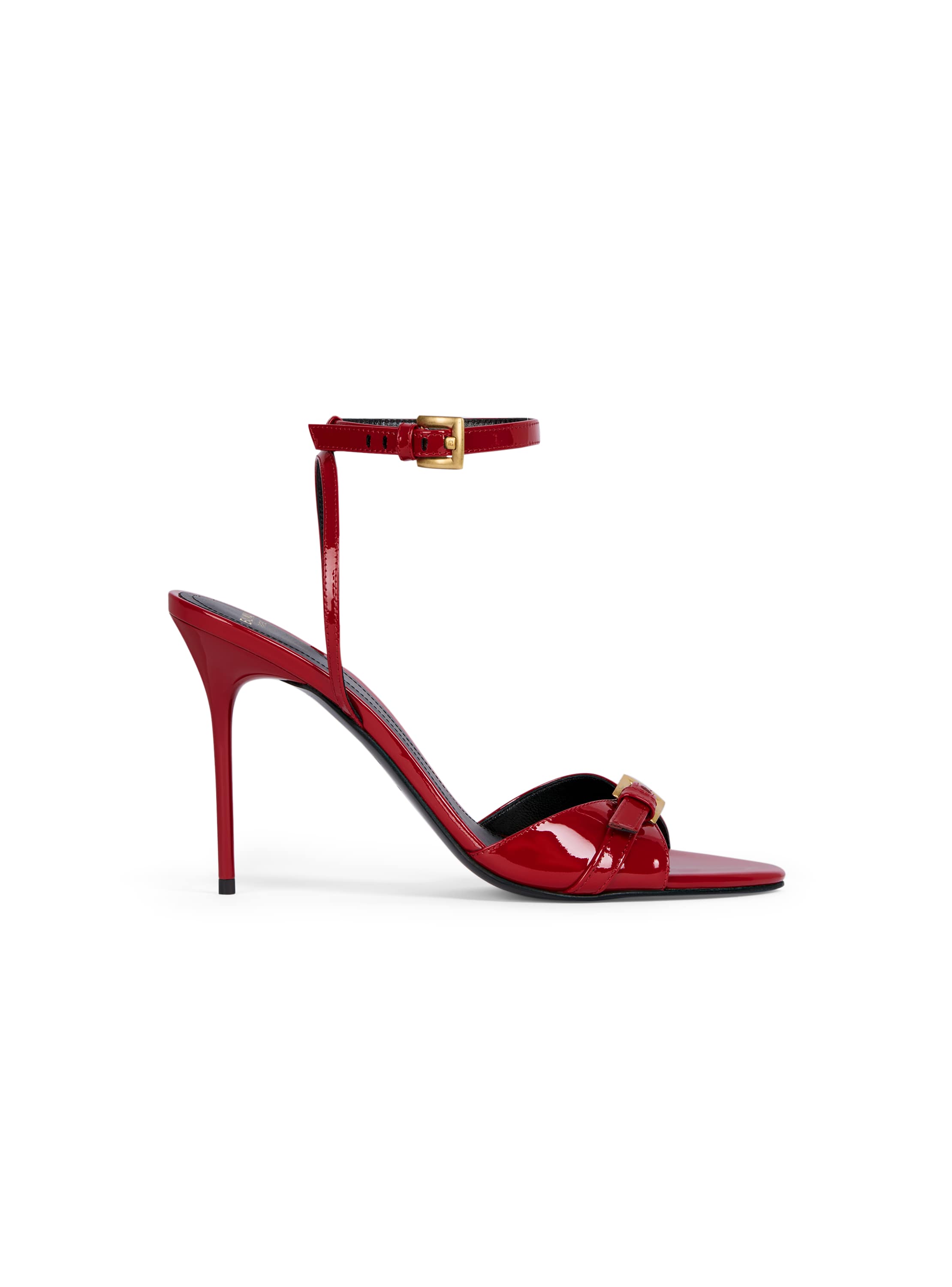 Balmain Anthem sandals in smooth calfskin leather | Thumbnail 7