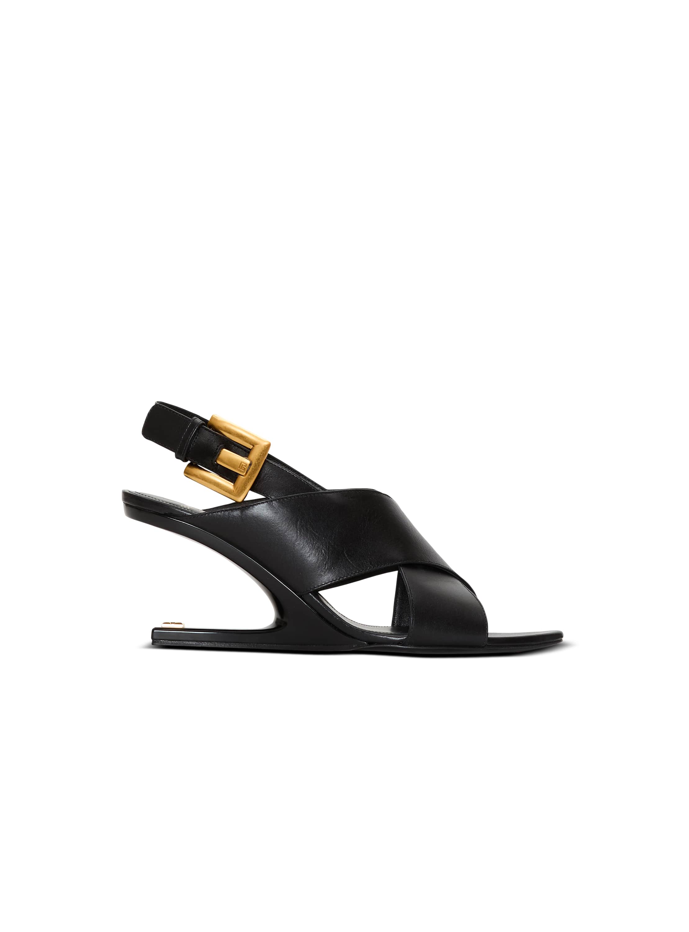 Balmain Anthem No Wedge smooth leather sandals | Thumbnail 7