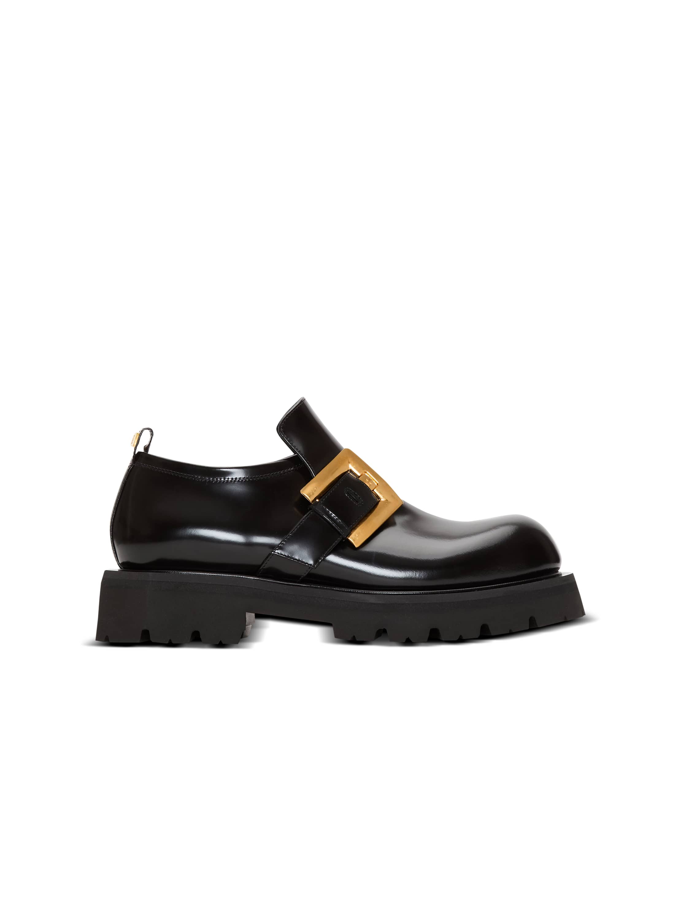 Balmain Anthem loafers in glazed leather | Thumbnail 7
