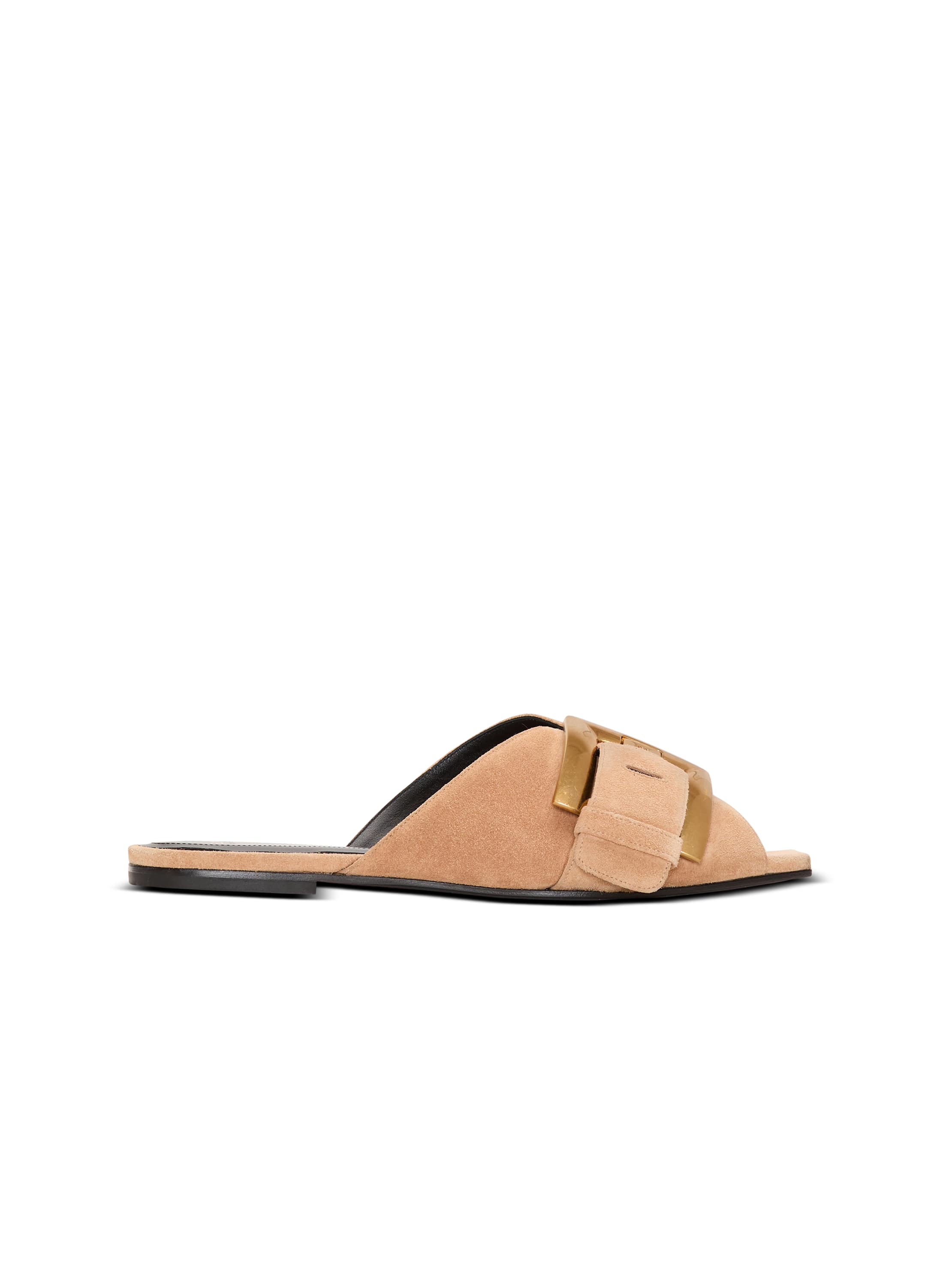 Balmain Flat suede leather Anthem mules | Thumbnail 7 Balmain Flat suede leather Anthem mules | Thumbnail 7