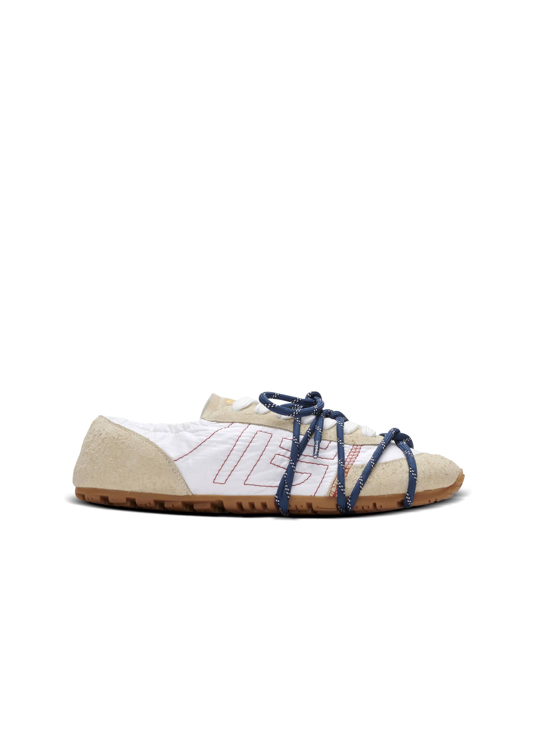 Balmain Racer 45 sneakers in nylon and suede